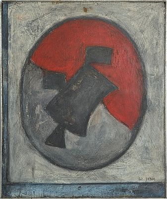 ARIE AROCH - Technique: OIL ON WOOD Size: 40x33