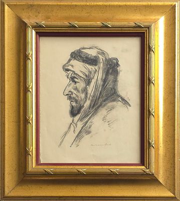 HERMAN STRUCK - Technique: CHARCOAL Size: 26x20