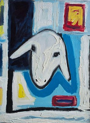 MENASHE KADISHMAN - Technique: ACRYCIC ON CANVAS Size: 80X60