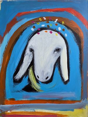 MENASHE KADISHMAN - Technique: ACRYCIC ON CANVAS Size: 80X60