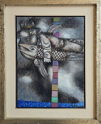 NAFTALI BEZEM - Technique: OIL ON CANVAS Size: 66x48