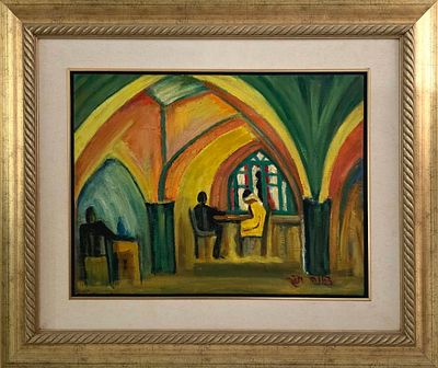 SIONA TAGGER - Technique: OIL ON CANVAS Size: 48x62 Date: 1968