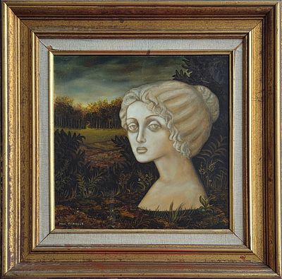 MEIR PICHHADZE - Technique: OIL ON WOOD Size: 35x35