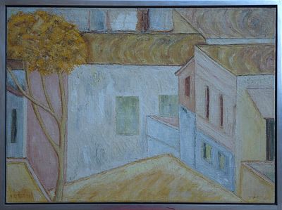 YEHOSHUA GROSSBARD - Technique: OIL ON CANVAS Size: 61x81