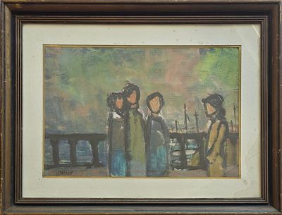 GERSHON RENNERT - Technique: OIL ON CARDBOARD Size: 34X48