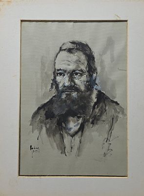 YEHUDA RODAN - Technique: INK Size: 50X35