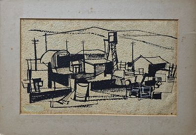 RUTH SCHLOSS - Technique: GOUACHE Size: 24x40