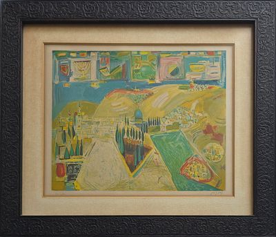 NAHUM GUTMAN - Technique: LITHO SIGNED BY HAND Size: 41x51