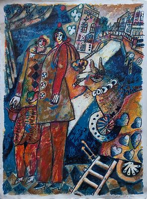 THEO TOBIASSE - Technique: LITHO SIGNED BY HAND Size: 76x56