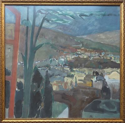 FIMA EPHRAIM ROITENBERG - Technique: GOUACHE Size: 73x73
