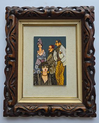 MIRIAM DAUBER - Technique: OIL ON ARTIST BOARD Size: 15x10