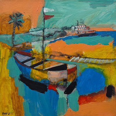 ODED FEINGERSH - Technique: ACRYLIC ON CANVAS Size: 30x30
