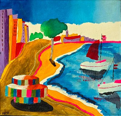 ODED FEINGERSH - Technique: OIL ON CANVAS Size: 30x30
