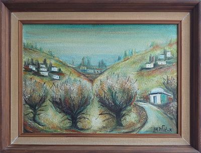ALBERT GOLDMAN - Technique: OIL ON ARTIST BOARD Size: 34x49
