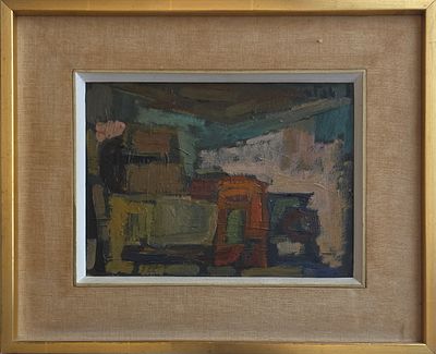 SHMUEL TEPLER - Technique: OIL ON WOOD Size: 21x28