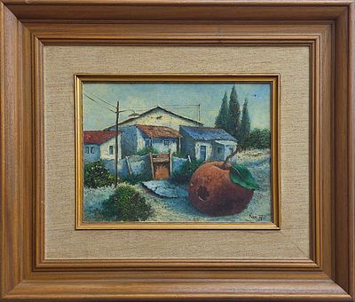 ZEEV KUN - Technique: OIL ON ARTIST BOARD Size: 23x31