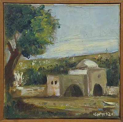 MOTI SAGRON - Technique: OIL ON CANVAS Size: 25x25