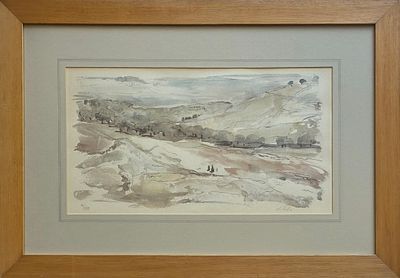 ANNA TICHO - Technique: LITHO SIGNED BY HAND Size: 22X40