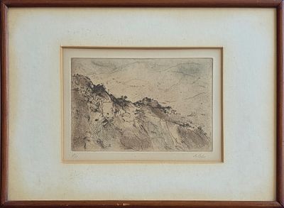 ANNA TICHO - Technique: ETCHING SIGNED BY HAND Size: 17X23