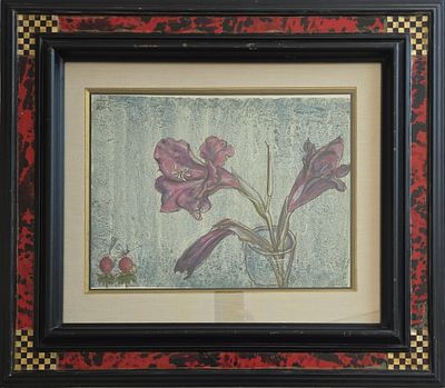 MORDECHAI MOREH - Technique: GOUACHE Size: 28x38 Date: 1985
