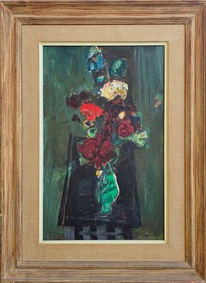 ZVI MAIROVICH - Technique: OIL ON PAPER ON CANVAS Size: 60X37