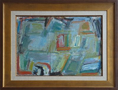 PINCHAS ABRAMOVICH - Technique: OIL ON PAPER/BOARD Size: 50x70