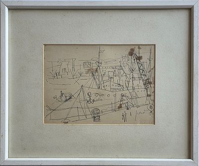 AVRAHAM NATON - Technique: DRAWING Size: 17x24