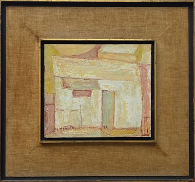 YEHOSHUA GROSSBARD - Technique: OIL ON WOOD Size: 16x18