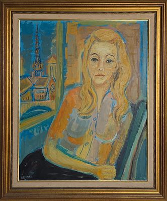 ZIPORA BRENNER - Technique: OIL ON CANVAS Size: 81x65