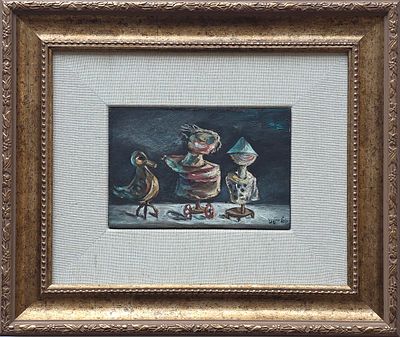 YOSL BERGNER - Technique: OIL ON WOOD Size: 13x19