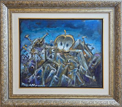 YOSL BERGNER - Technique: OIL ON CANVAS Size: 50X60
