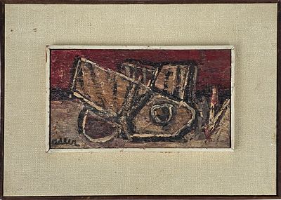 YANKEL ADLER - Technique: OIL ON WOOD Size: 11x20