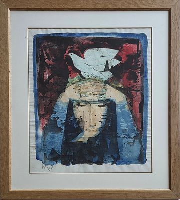 SHRAGA WEIL - Technique: WATERCOLOR Size: 60X45