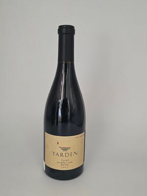 יין ירדן סירה כרם יונתן, מתיישן מבציר 2007 ,נלקח ישירות ממקרר יינות, גובה נוזל מעל 