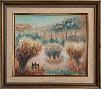 ALBERT GOLDMAN - Technique: OIL ON CANVAS Size: 50x60