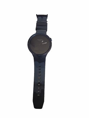 שעון יד SWATCH, שוויצרי, מנגנון קוורץ ובמצב עבודה, קוטר הגוף כ47, שריטות בזכוכית 