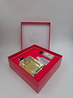 מארז מתנה של HERMES PARIS, הכולל בושם ואפטרשייב, הבושם לדעתינו סגור, האפטרשייב אולי 