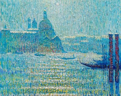 Чеботару Андрей. "Знойная Венеция" 2014 г.	80x100	 холст, масло. Чеботару Андрей родился 23 