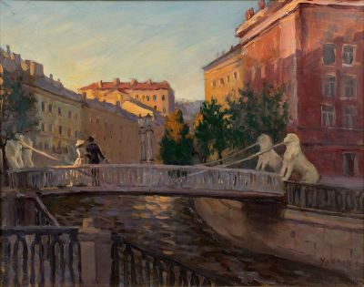 Урванов Алексей. "Питер"	2008 г.	40x50.	Холст, масло. В 2006 году окончил Московский 