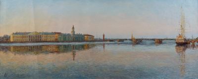 Семененко Александр. "Утро", 2015 г. 60x100. Холст, масло/ Заслуженный художник Европы. Лауреат 