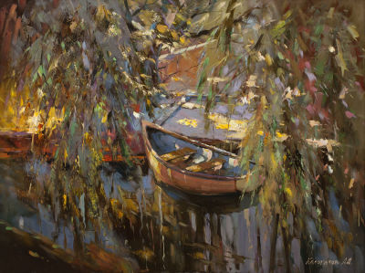 Колотилов Александр.
"Серенада", 	2008г., 	90x120см. Художник родился в 1946 году. Является 