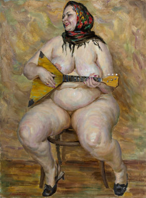 Ляпкало Виктор, Лауреат Золотой Медали ICHF, 
"Музыкальная дама (2)", 	2011г., 	100x75см. 