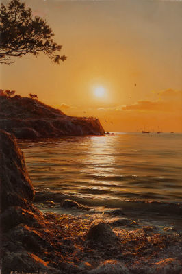 Преображенский Владимир, Лауреат Гранта МФКД. В Херсонской бухте. 2012 г. Холст, масло. 60x40 см. 