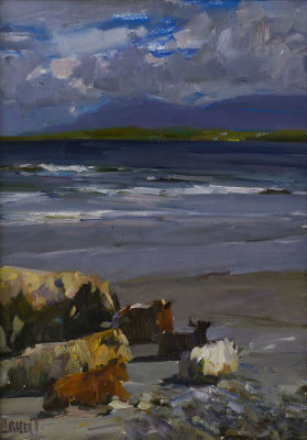 Шабадей Александр, Лауреат Золотой Медали МФКД. У моря. 2010 г. Холст, масло. 70x50 см. Родился 