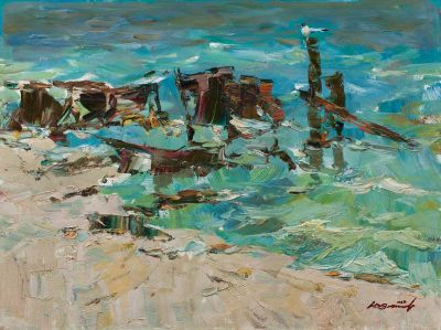 Винтаев Юрий, Заслуженный деятель искусств Украины. Остаф. 2008. Холст, масло. 60х80. Живописец. 