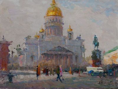 Андреев Василий. "Этюд №2"	2012 г.	30x40см., 	холст, масло. Художник неоднократно обращается к 