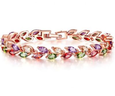 Женский браслет Bettyue с цветным кубическим цирконием.