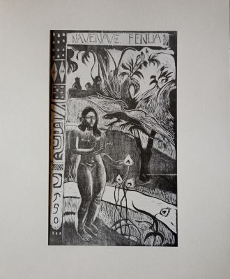 ГОГЕН, ПОЛЬ (1848-1903).
Nave Nave Fenua (Terre Delicieuse).
Эксклюзивная коллекционная 