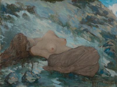 Авакян Грач, Ануш, 2004, 60х80, х.м. Окончил художественное училище им. Паноса Терлемезяна в 