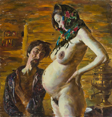 Ляпкало Виктор, Семейный портрет, 1998г., 80x76, х.м. Лауреат Золотой Медали ICHF, Член 